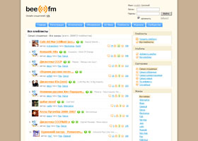 Bee.fm - популярное Интернет-радио, которое Вы делаете сами, Бифм, Би ФМ, Бифм.ру