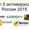 Антивирус. Топ 5 антивирусов в России 2015